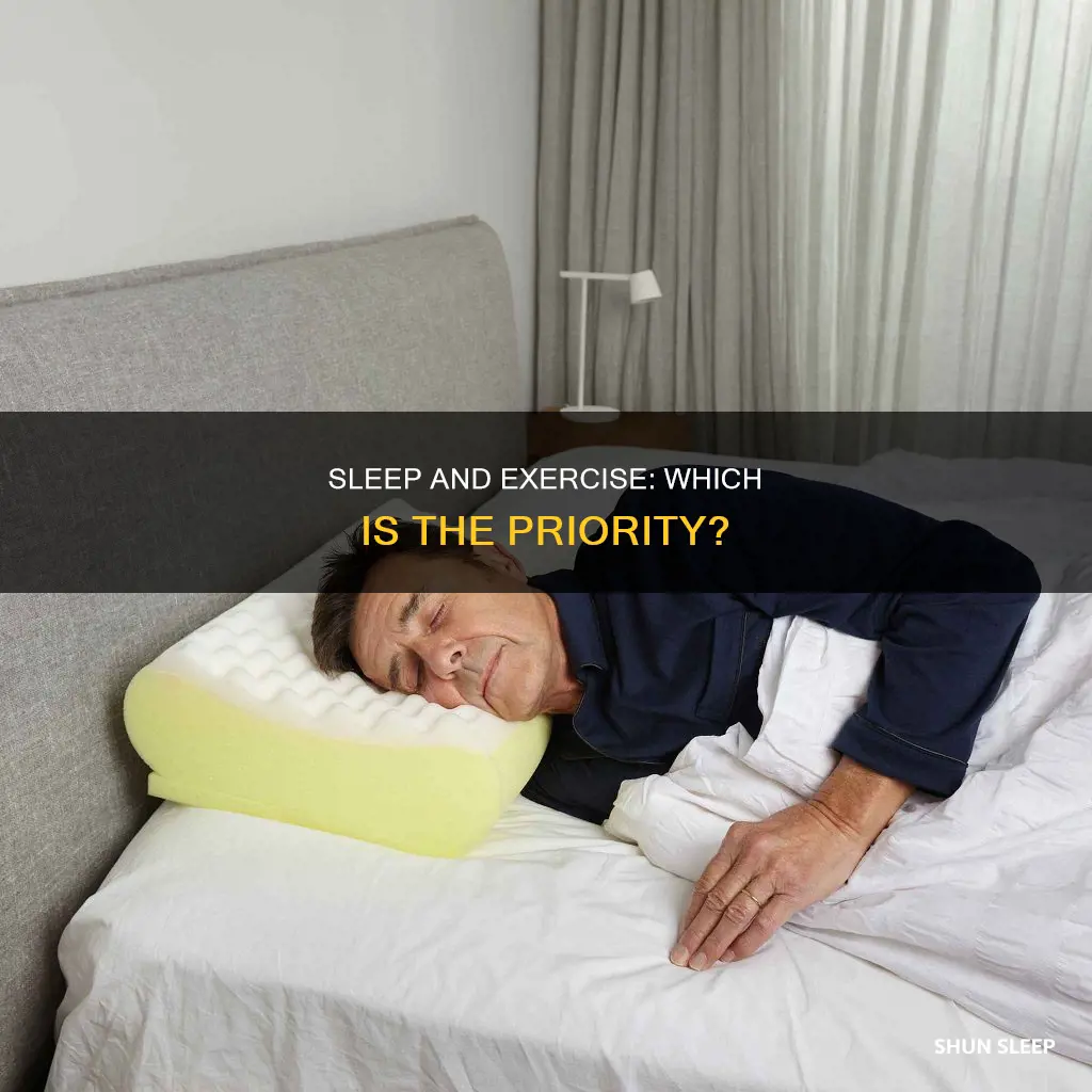 what better sleep or excersice