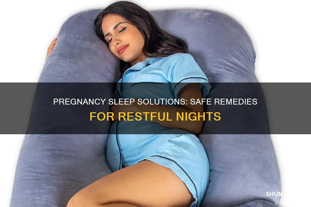 what can a pregnant woman take to help sleep
