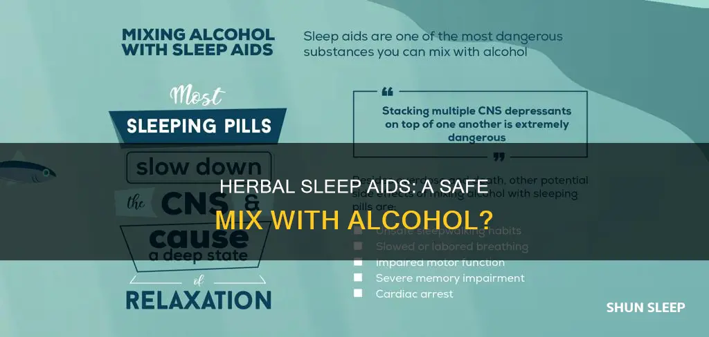 what can be used with alcohol to sleep