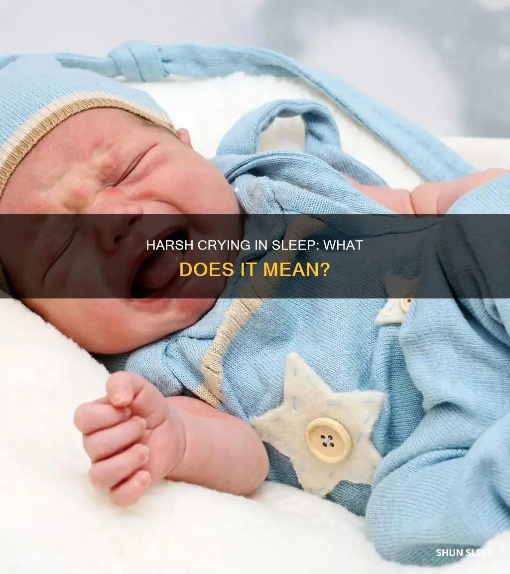what can cryong harshly in sleep mean