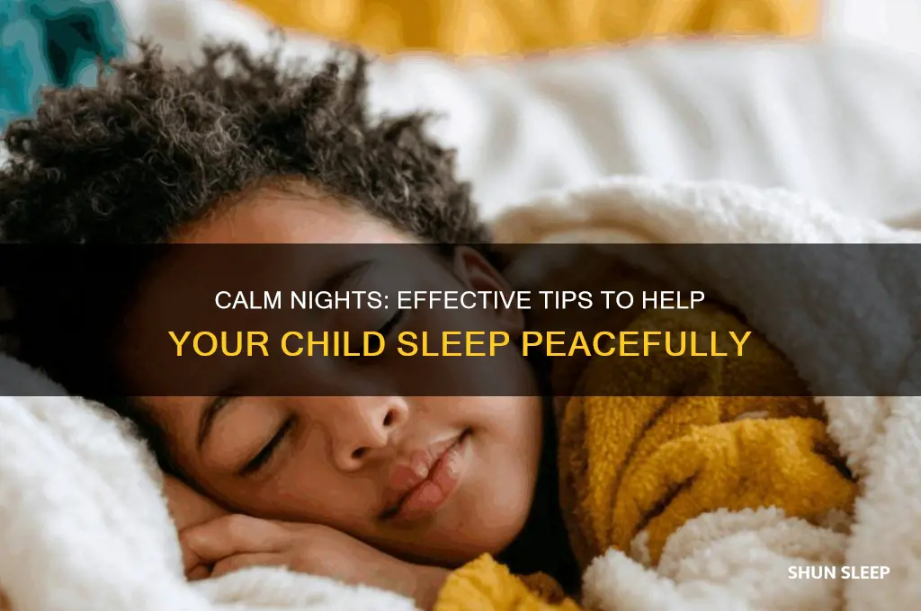 what can help a child sleep at night