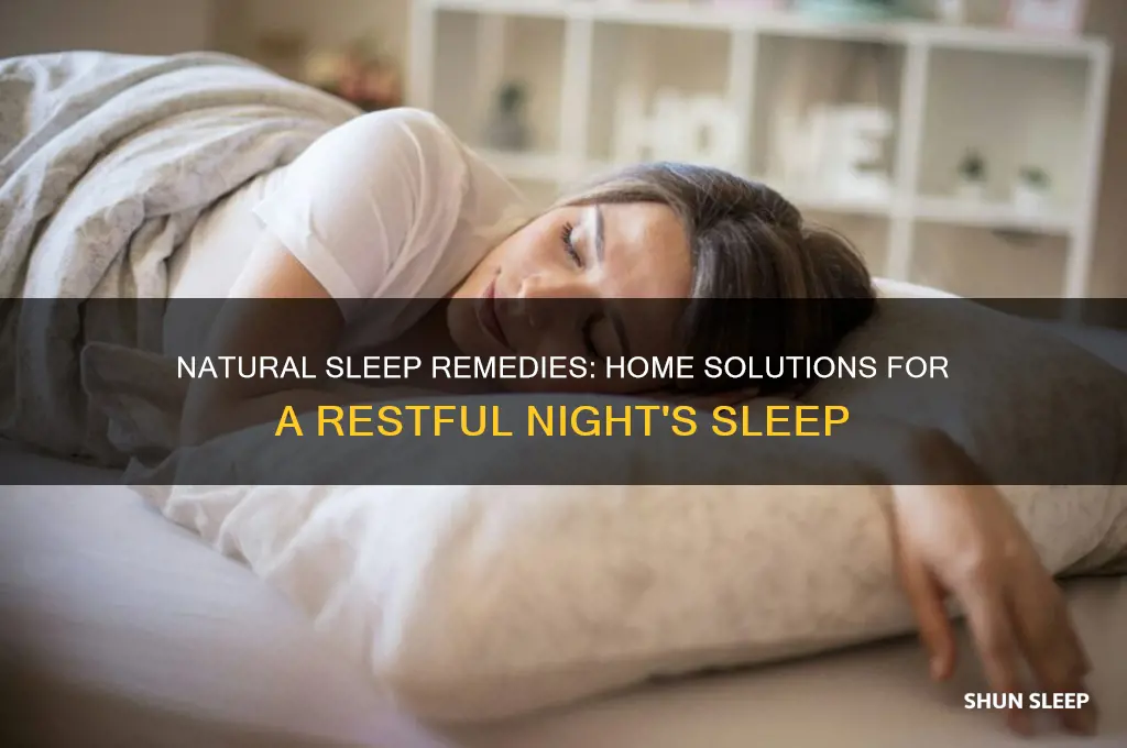 what can help me sleep at night home remedies