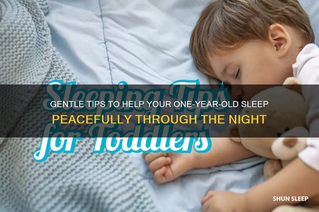 what can help my one gear old sleep