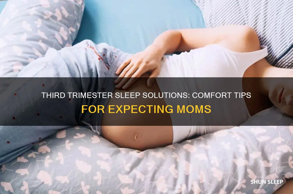 what can help pregnant women in their third trimester sleep