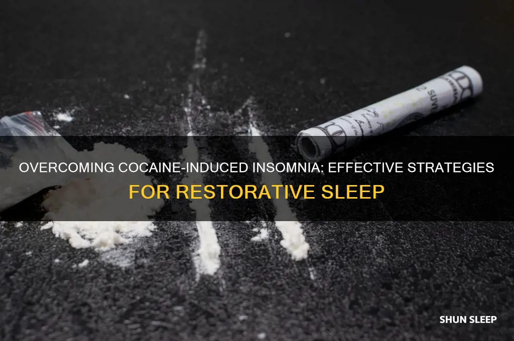 what can help with sleep from cocaine