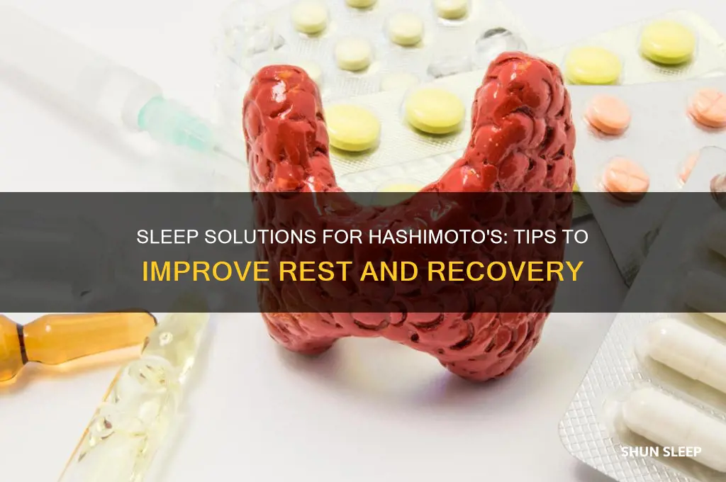what can help with sleep with hashimoto