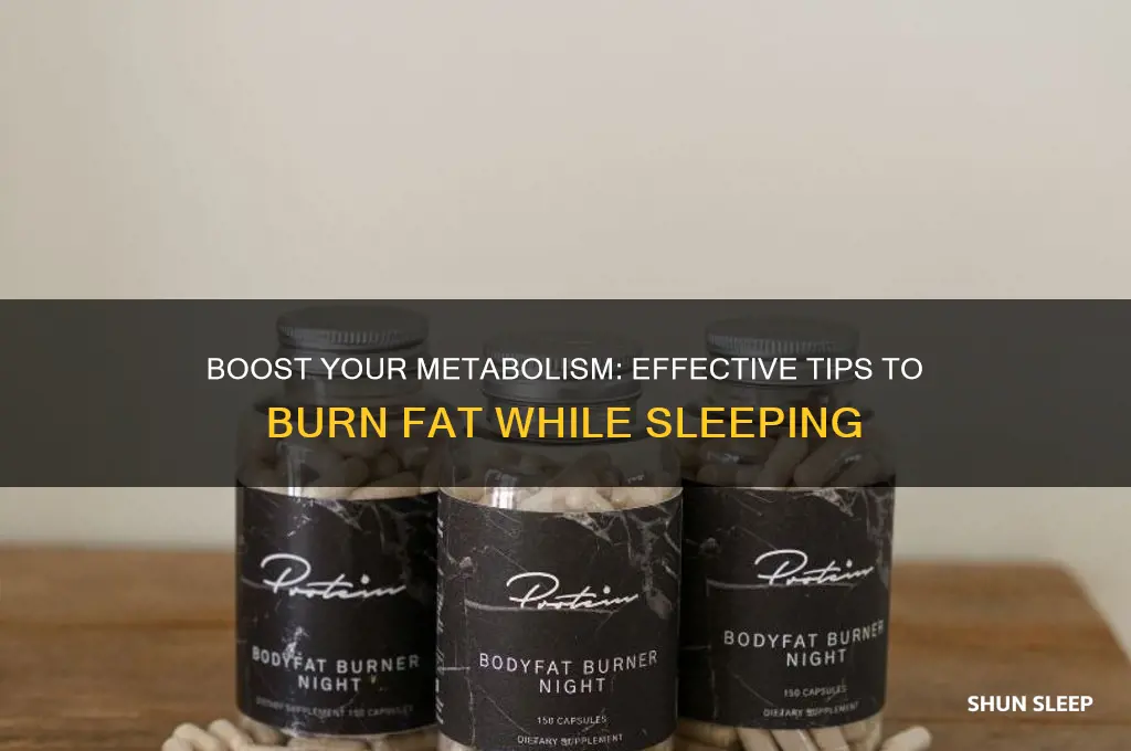 what can help you burn fat while sleeping