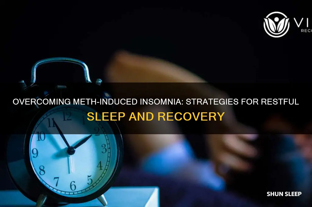 what can help you sleep after smoking meth