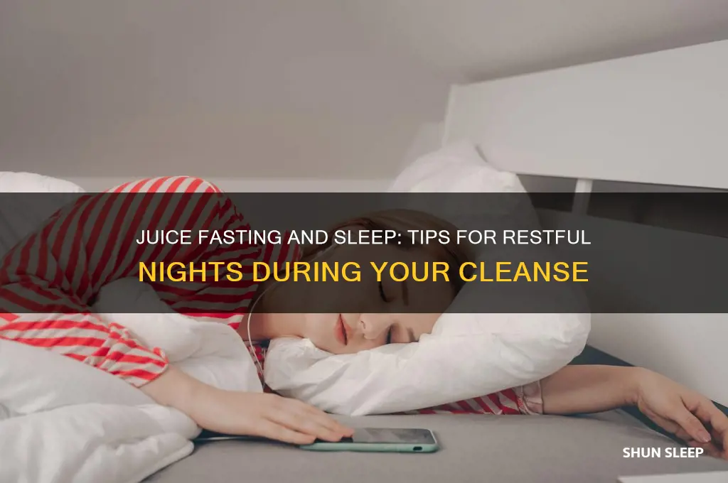 what can help you sleep during a juice fast