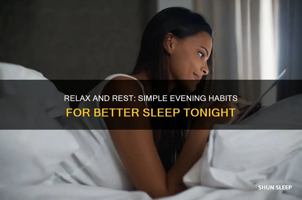 what can i do before bed to help me sleep