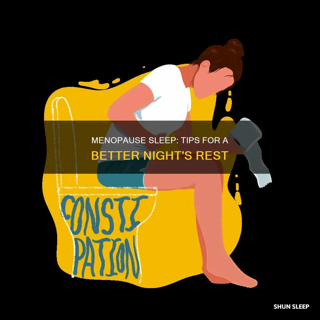 what can i do to sleep better during menopause
