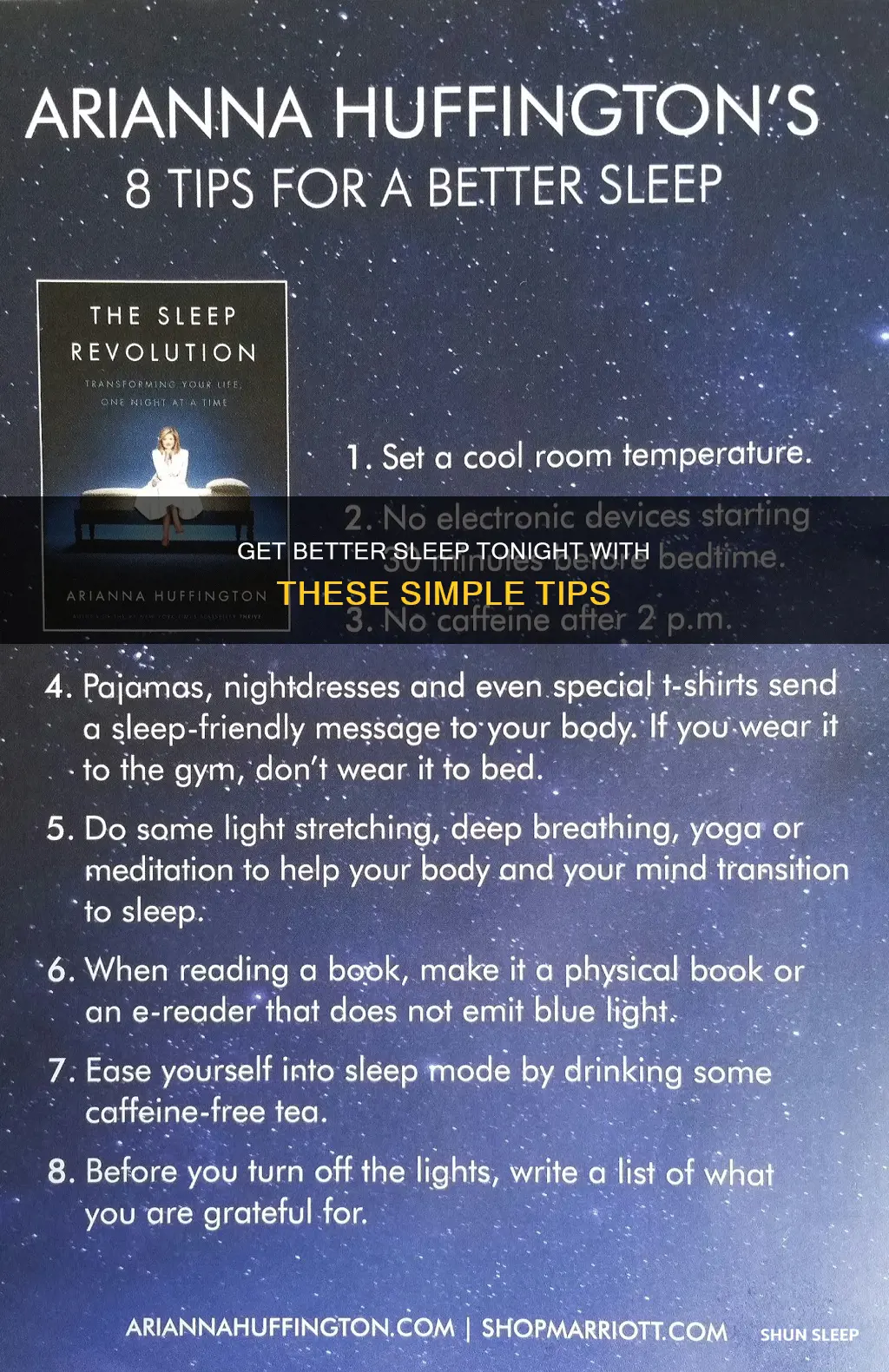 what can i do to sleep better tonight