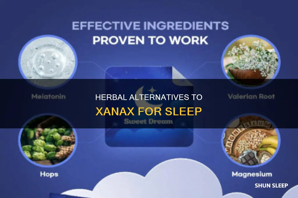 what can i take instead of xanax to sleep