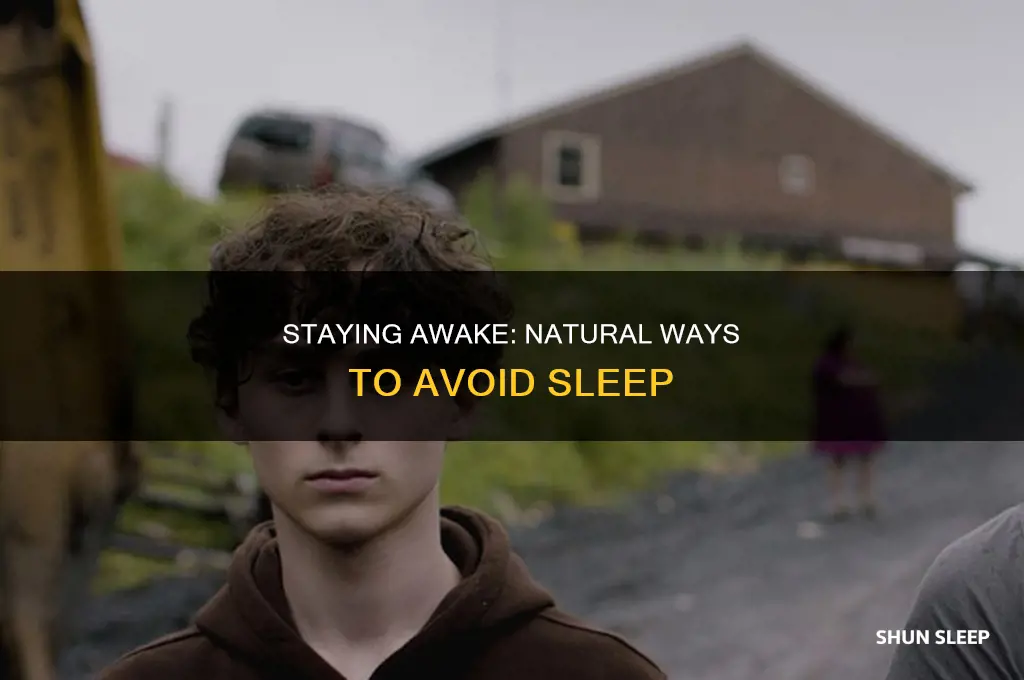 what can i take to avoid sleeping