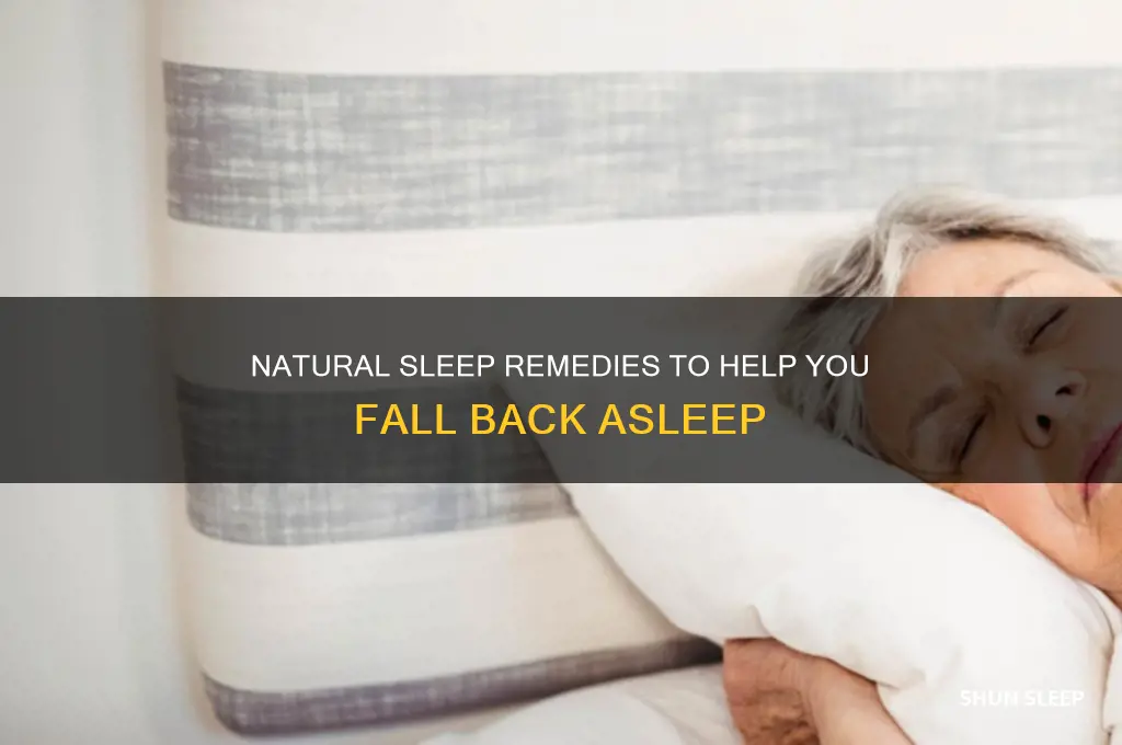 what can i take to fall back to sleep