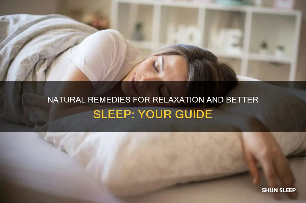 what can i take to help me relax and sleep