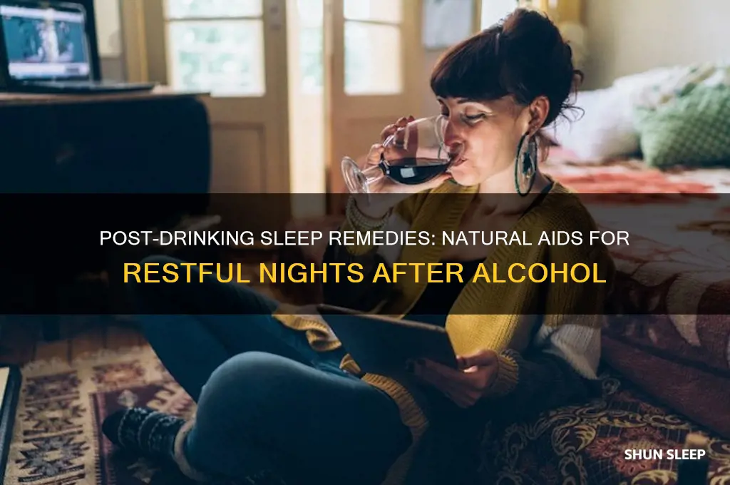 what can i take to help me sleep after drinking