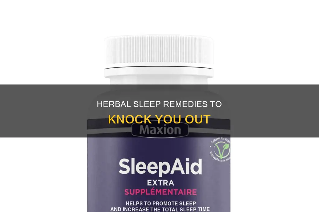 what can i take to knock me out to sleep