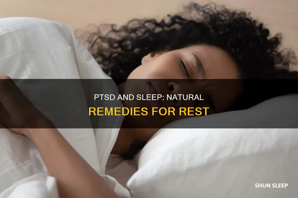 what can i take to sleep due to ptsd