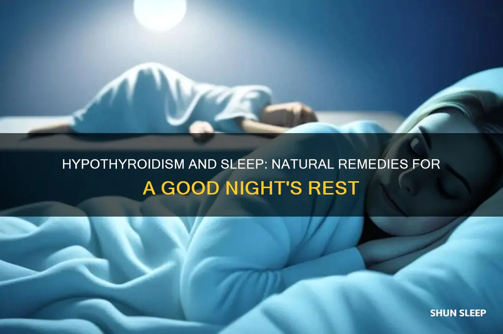 what can i take to sleep if i have hypothyroidism