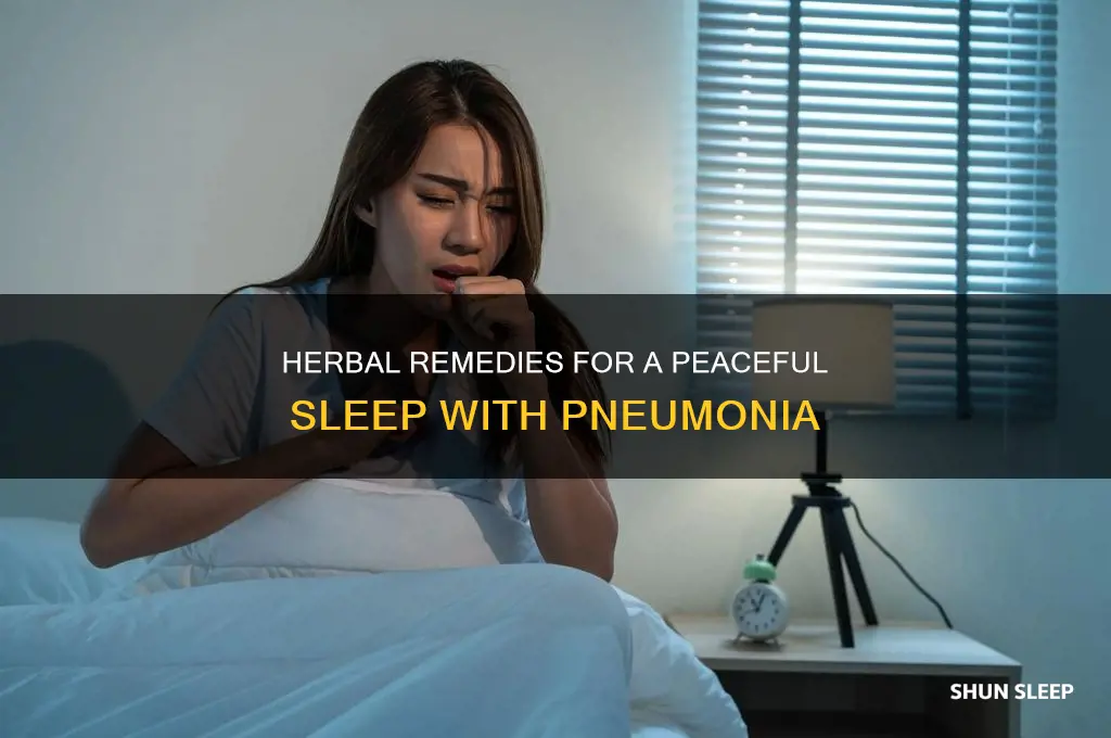 what can i take to sleep through pneumonia