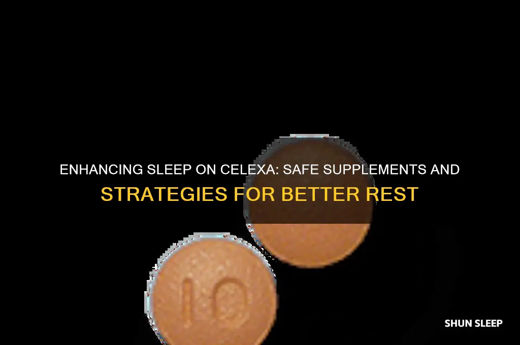 what can i take with celexa to help me sleep