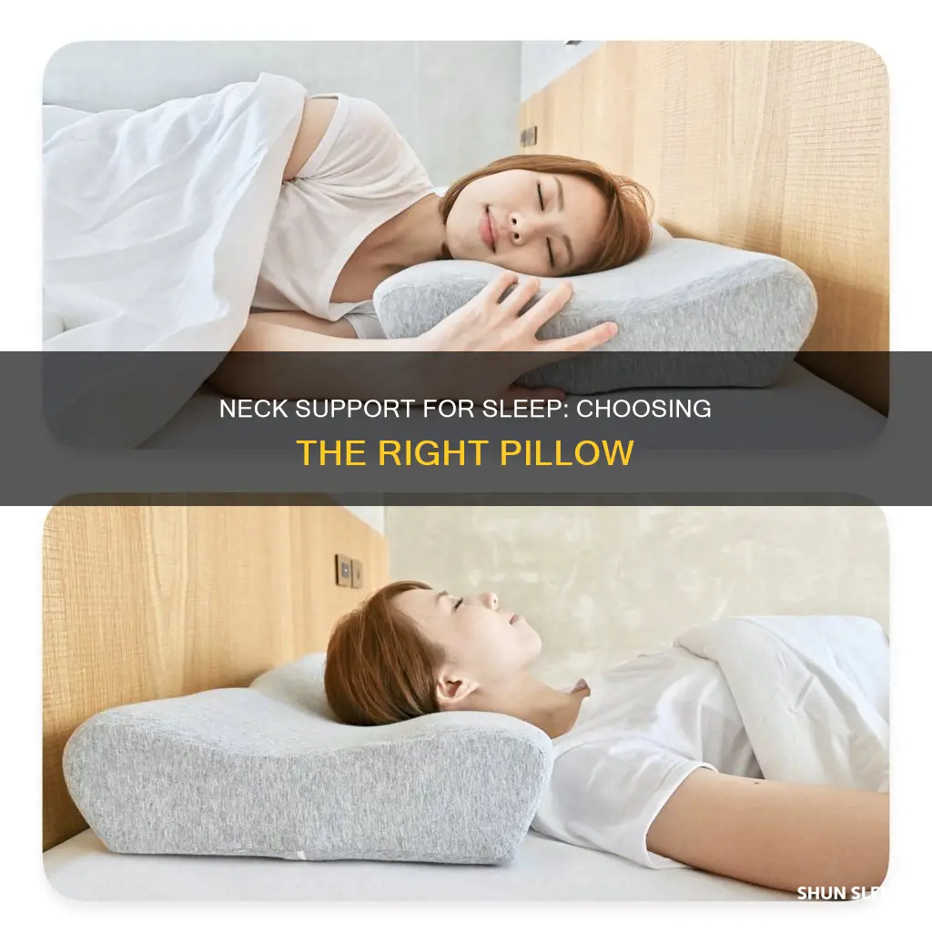 what can i use for neck support when sleeping