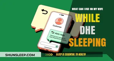 Utilize These Products on Your Sleeping Wife