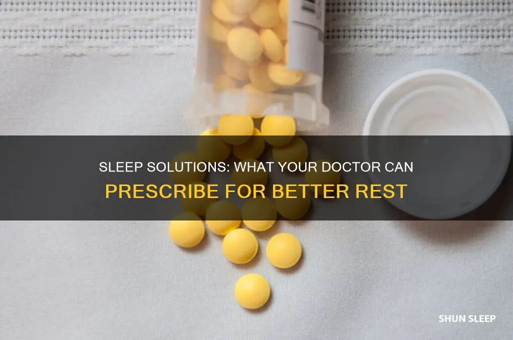 what can my doctor give me to help me sleep