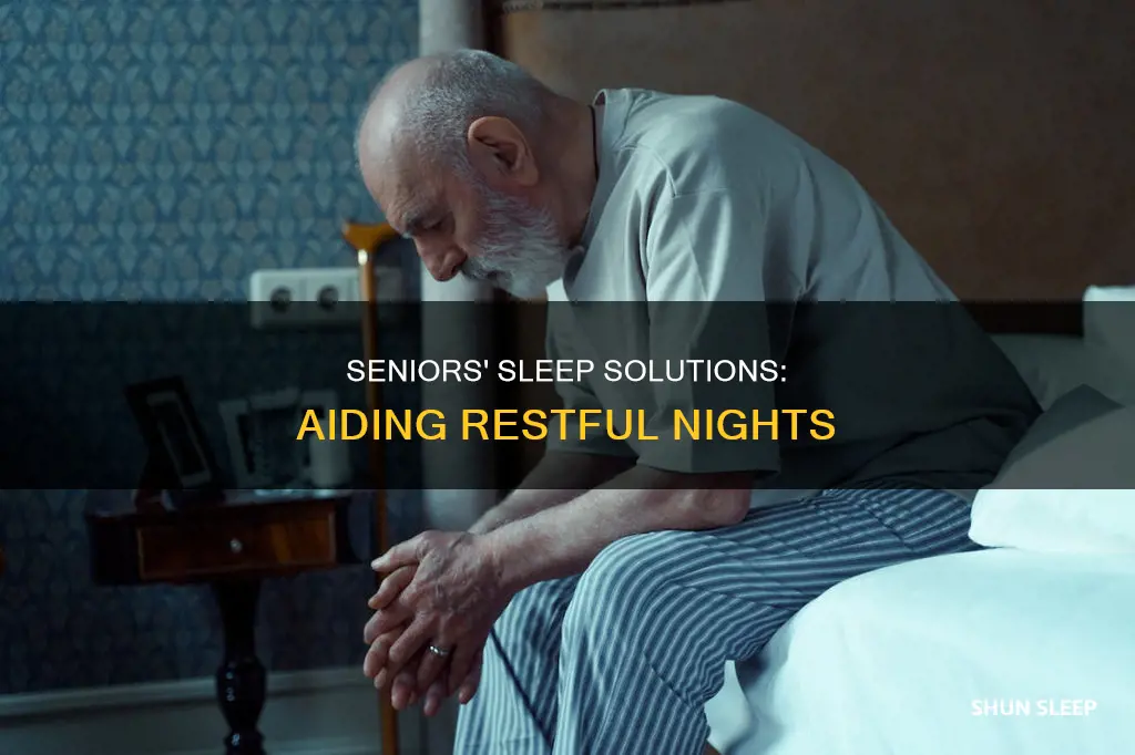 what can seniors use to aid sleeping