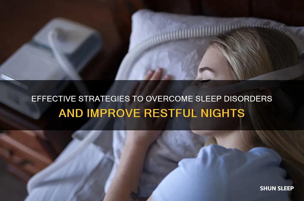 what can you do to help fix sleeping disoerders