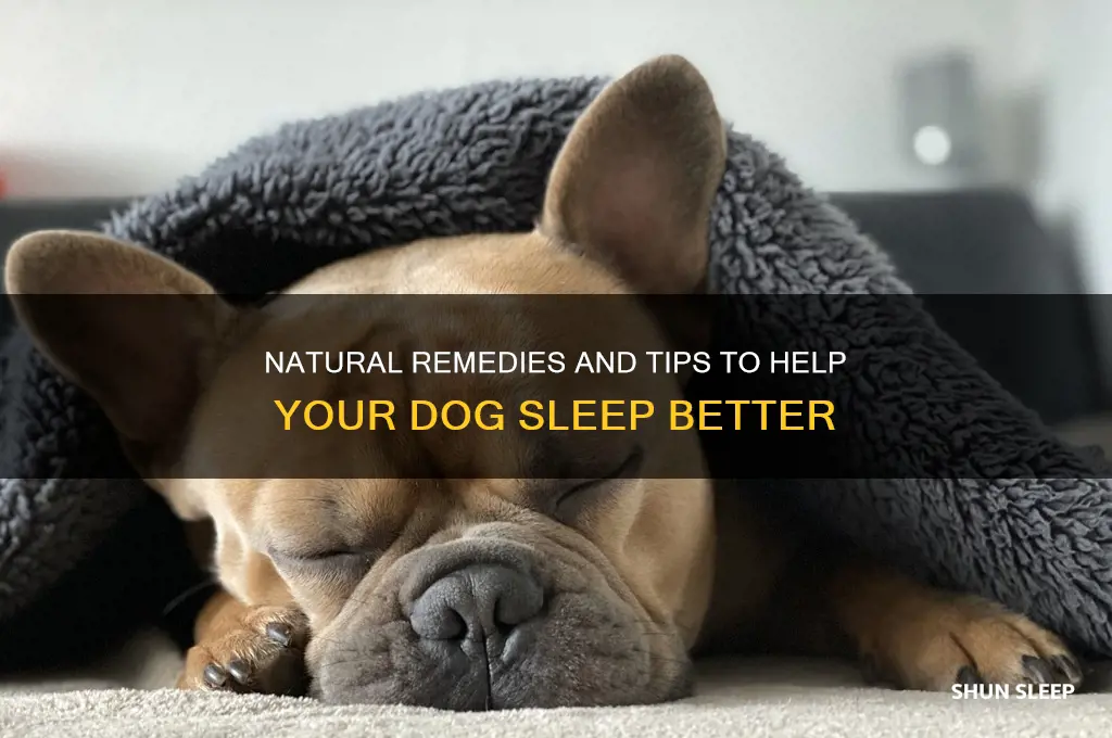 what can you give a dog to help them sleep