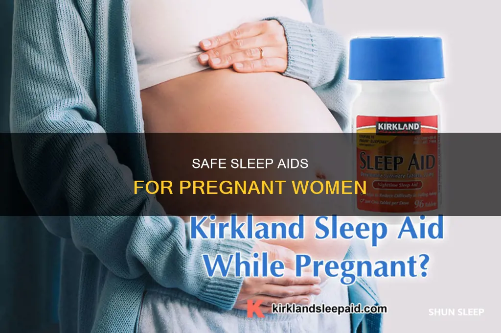 what can you take for sleeping while pregnant webmd