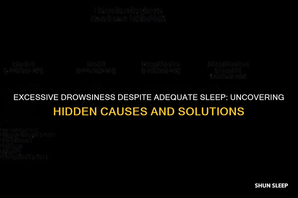 what causes excessive drowsiness when i get enough sleep
