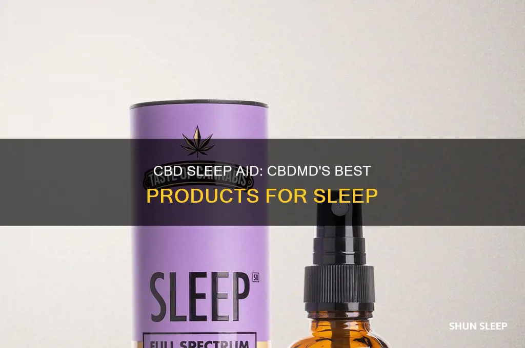 what cbdmd product to take for sleep aid