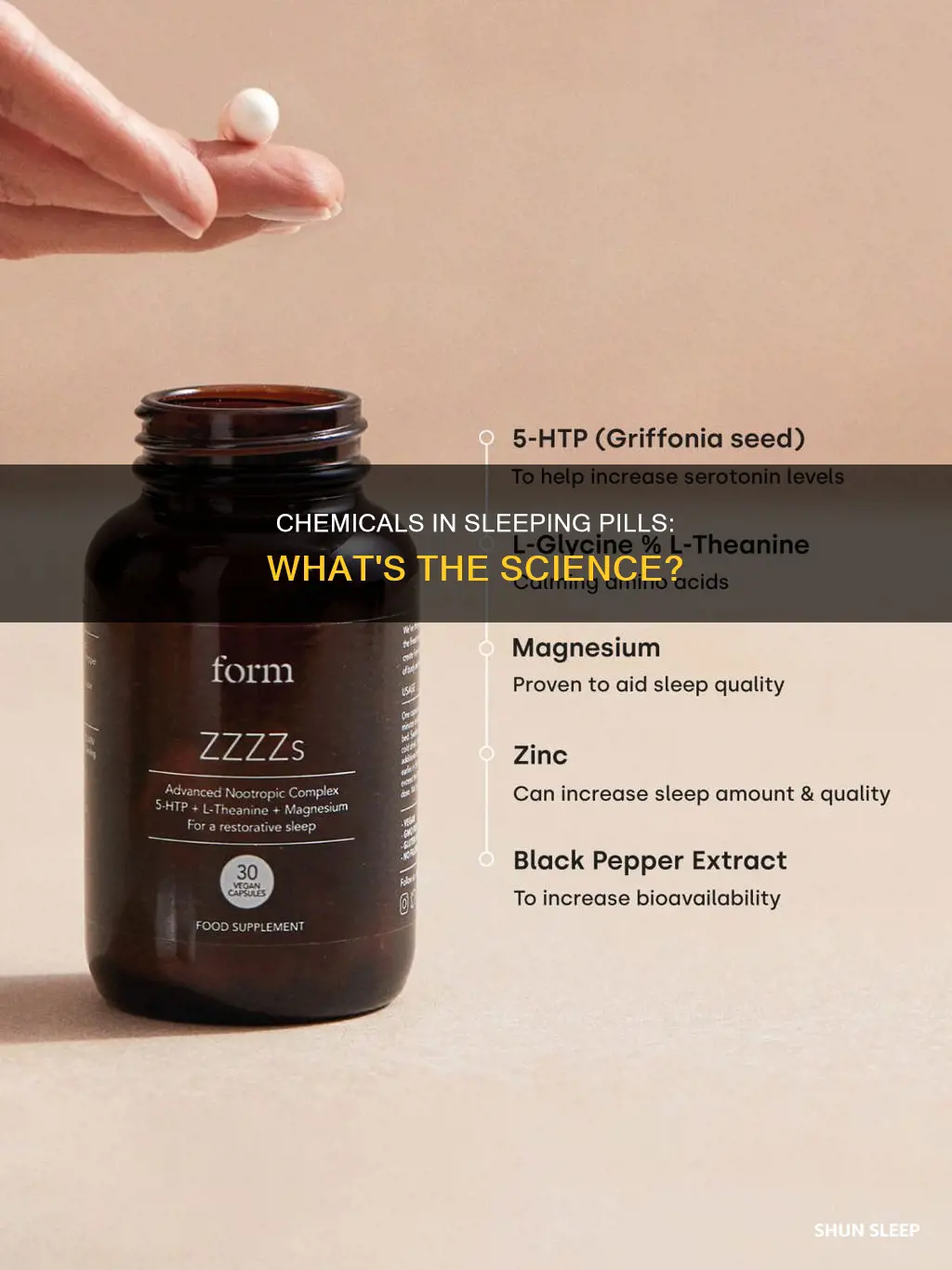 what chemical are in sleeping pills