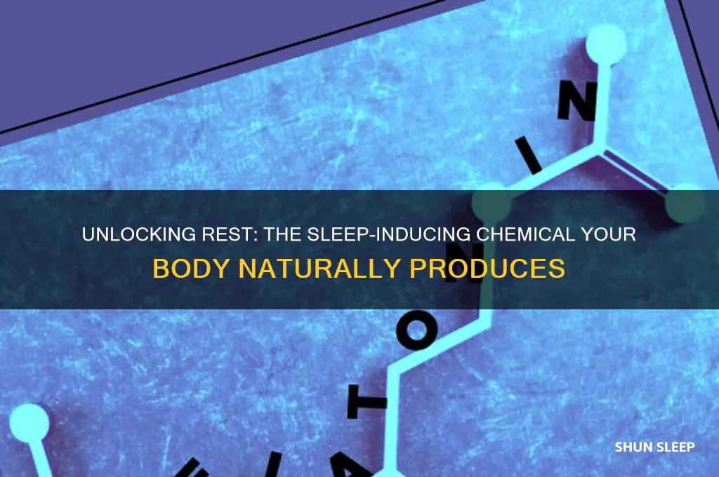 what chemical does your body produce to help you sleep