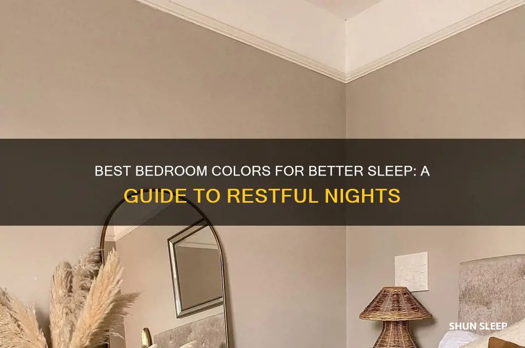 what color bedroom helps you sleep