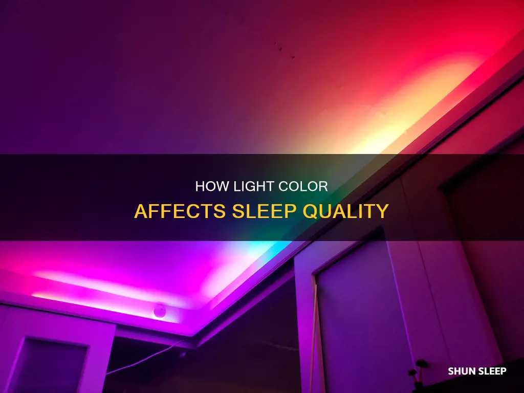 what color light can i sleep better with
