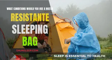 When to Use a Water-Resistant Sleeping Bag