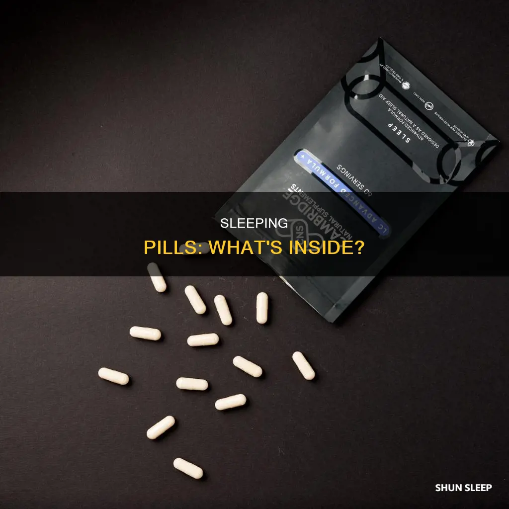 what contain in sleeping pills