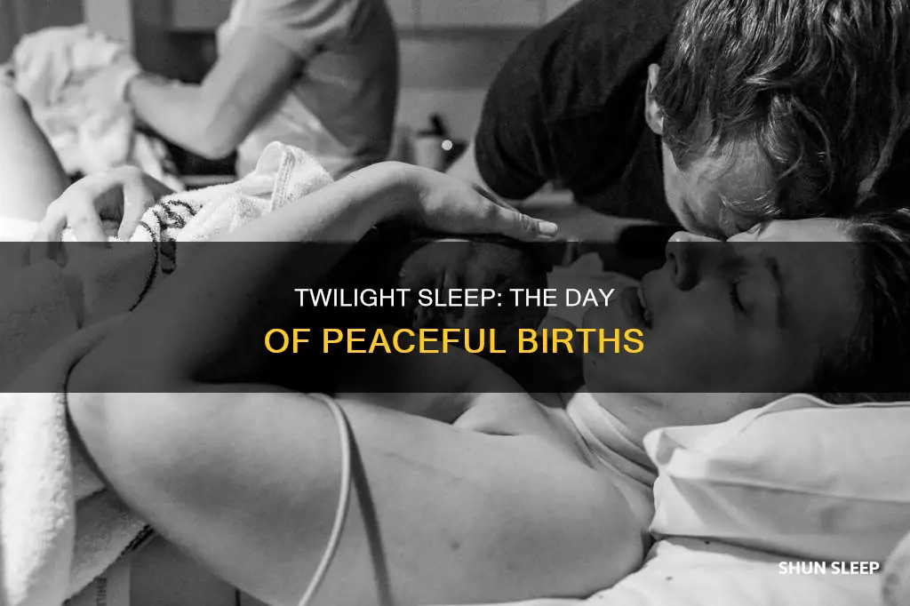 what day did they use for twilight sleep
