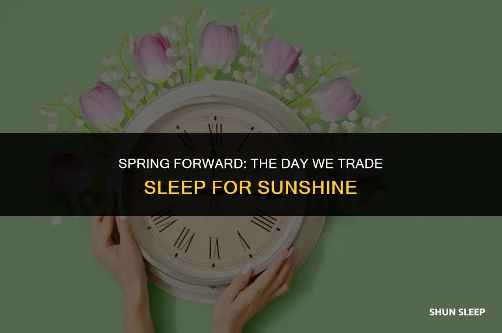 what day do we lose an hour of sleep