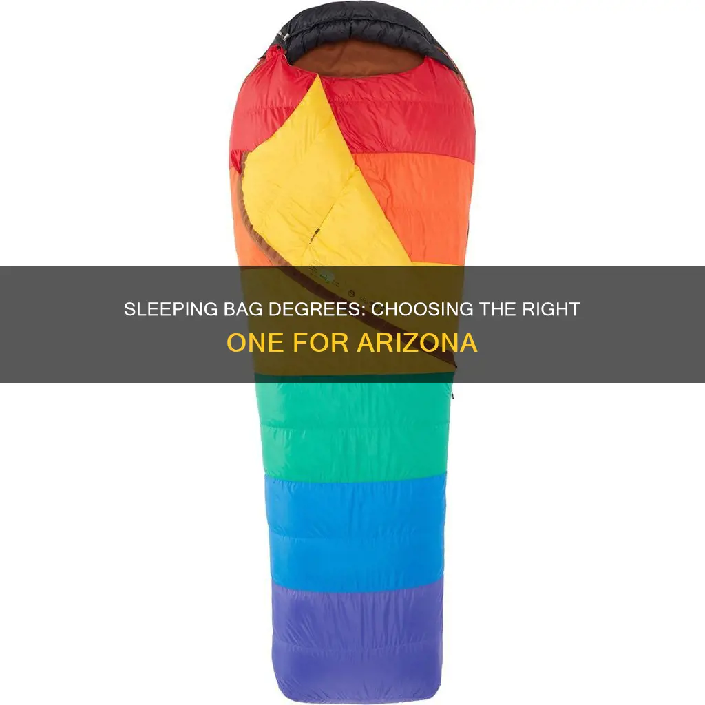 what degree sleeping bag for arizona