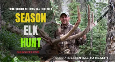 Choosing the Right Sleeping Bag for Early Elk Hunt