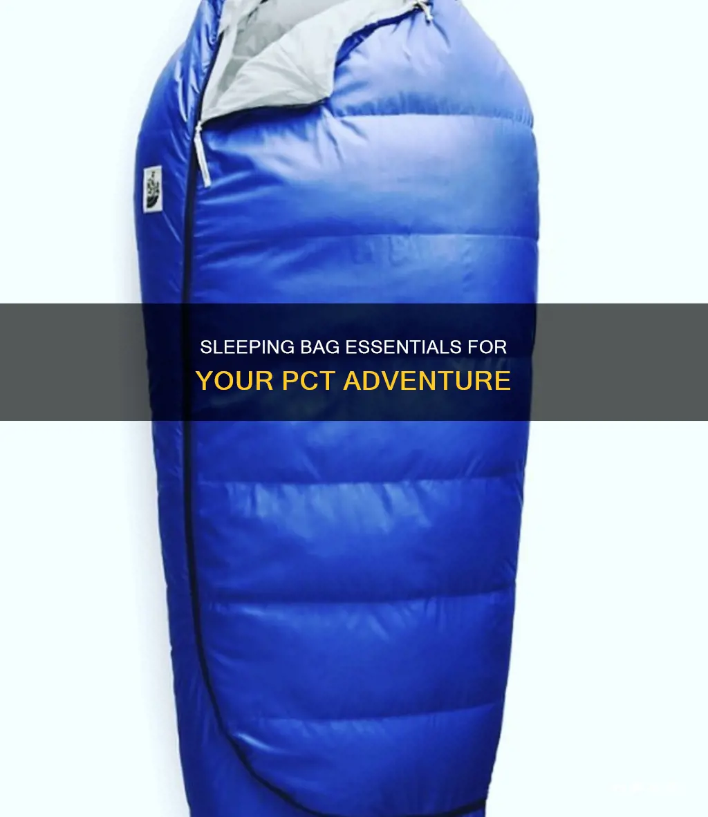 what degree sleeping bag for pct