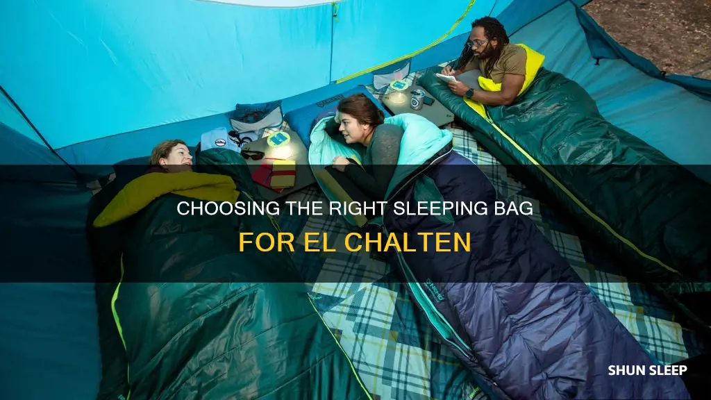 what degree sleeping bag needed for el chalten