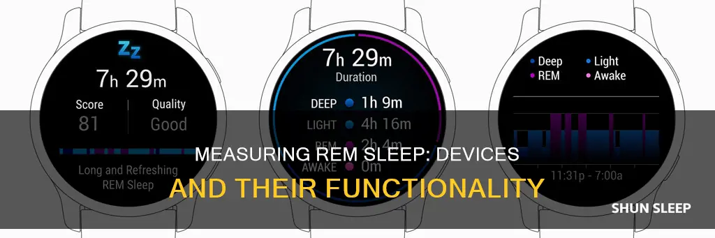 what device measures rem sleep