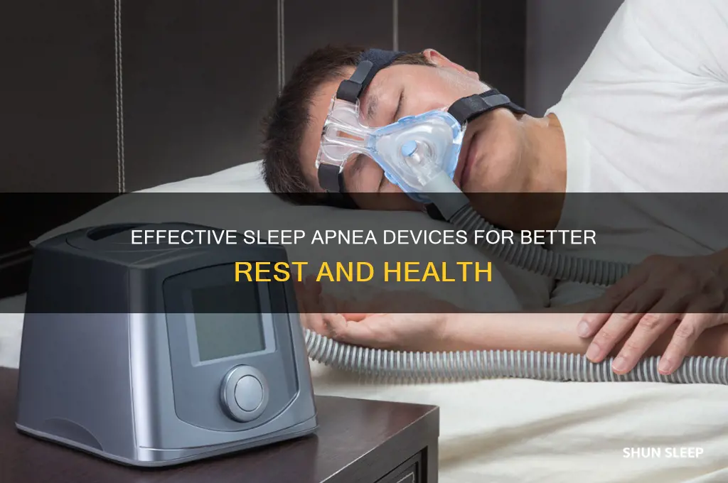 what devices help with sleep apnea