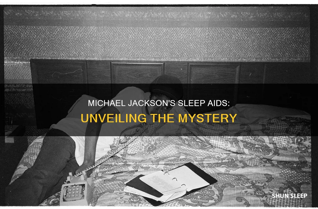 what did michael jackson use to sleep